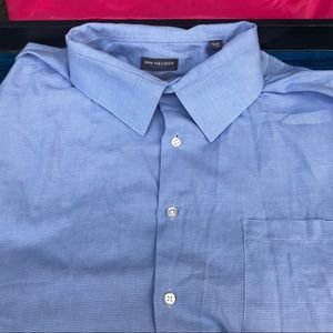 Van Heusen Dress Shirt , Regular Fit, 18.5, 34/35